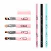 baixikly 3 Pcs Makeup Brushes 4 In 1 Retractable Travel Portable Eyeshadow Sponge Eyeshadow Eyebrow Brush Combination Design Cosmetic Make-up Brush Set view 1