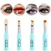 baixikly 3 Pcs Makeup Brushes 4 In 1 Retractable Travel Portable Eyeshadow Sponge Eyeshadow Eyebrow Brush Combination Design Cosmetic Make-up Brush Set view 4