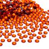 1440Pcs Orange Crystal Rhinestones,Glass Flatback Rhinestones Gemstones for Nail Face Makeup Art Crafts Clothes Decoration - (SS20,4.8mm,Orange) view 1