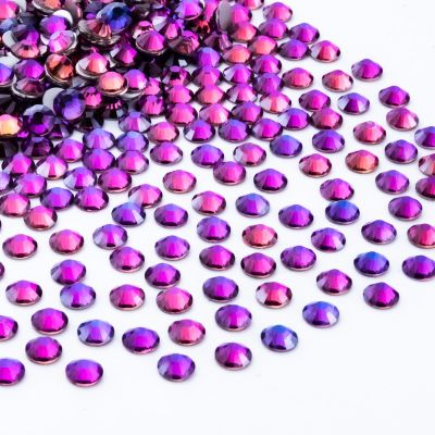 1440Pcs Purple Velvet Crystal Rhinestones,Glass Flatback Rhinestones Gemstones for Nail Face Makeup Art Crafts Clothes Decoration - (SS12,3.0mm,Purple Velvet)