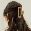 5 Inch XL Hair Clips, Strong Hold Oversized Non-slip Square Clips for Thick Long Curly Hair - 6 Colors, Matte Jumbo Gift Set view 2