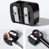 baixikly 12 Pieces Cosmetic Pencil Sharpeners Lip Liner Sharpener Eyeliner Sharpener 2 Holes Makeup Pencil Sharpener view 3