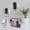 Wedama TSA Approved Toiletry Bag, Cosmetic Bags 3 Pack with Zipper Carry on Airline Airport Travel Accessories, PVC Makeup Bags for Travel, Quart Size Travel Bags for Men and Women-Black view 4