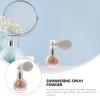 KALLORY Body Glitter Spray Highlighter Powder Shimmering Gloss for Face Body Hair Portable Lightweight for Festivals and Everyday Use Nude view 3