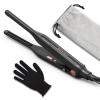 Wavytalk 3/10" Small Flat Iron, Pencil Flat Iron for Short Hair, Pixie Cut and Bangs, Curling Iron for Short Hair, Mini Hair Straightener for Edges with Anti-Pinch Design, Tiny Hair Straightener view 1