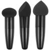 FRCOLOR 3pcs Beauty Pen Heart Shaped Puff Makeup Applicators for Face Body Portable Makeup Sponges for Women Female Brushes view 1