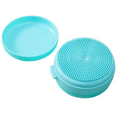 Beavorty Silicone Bathing Brush Scrubber Portable Body Cleaning Tool for Gentle Exfoliation Easy to Use Non- Design for Daily Shower Routine Lake