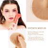 Docolor Makeup Brushes 17+2 Pcs with Makeup Bag and Makeup Sponge and Brush Protector Morandi Makeup Brush Set Premium Synthetic hair makeup brush Wooden handle Gift Box view 2