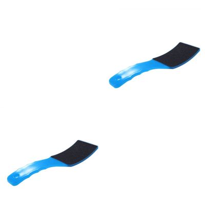Healifty 2pcs Double-Sided Foot File Exfoliating Tool for Smooth Feet for Dry and Cracked Heels Material Sandpaper Finish for Home Pedicure Care