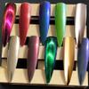 Duufin 22 Colors Nail Chrome Powder Pear Metallic Mirror Iridescent Aurora Nails Art Chrome Nail Powder with 22 Pcs Eyeshadow Sticks, 1g/Jar view 4