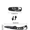 baixikly Stainless Steel Folding Beard Comb For Men, Mustache Comb Multifunctional Pocket Beard for Men Beard Mustache Stylin view 2