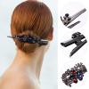 KALLORY Fashionable Rhinestone Inlaid Hair Barrettes Vintage Hair Clips for Headdress Rhinestone Pins Set view 4