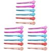 KALLORY 18pcs Stainless Steel Hair Clips Professional Sectioning Clips for Hair Styling and Cutting Non-damaging Design for Salon and Home Use Accessories for Women view 1