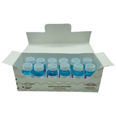 Bloom Hair Products - Ampoules Stem Cell 12 Units - renewing serum - provides shine - provides a healthy look - moisturizes - softens - 12 ml