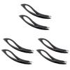 6pcs Hair Eyebrows Men- Clip Women Eyebrows Black Ingrown Precision Steel Hollow Comfort Beard Barbershop Tip Women Slant Removal Beauty Trimming view 1