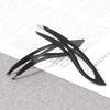 6pcs Hair Eyebrows Men- Clip Women Eyebrows Black Ingrown Precision Steel Hollow Comfort Beard Barbershop Tip Women Slant Removal Beauty Trimming view 3