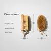 KONEX Bath Brush Set, Exfoliating Shower Scrubber, Dry Brushing Body Brush Set, Pore Opening, Beechwood Handle with Natural Bristle Large 15" Plus Small Face Brush view 4