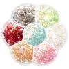 minkissy Nail Crystal Decoration Multi-shape Flat Back Nail for Beginners Professionals Elegant Crafting Accessories Vibrant Colors view 1