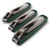 Nail Clippers Set-3 Pack,Fingernail Clippers& Toenail Clipper for Men,Wowen,Nail Clippers with Catcher,Nail Cutter for Thick Toe Nails,Stainless Steel Ultra Sharp Sturdy view 1
