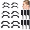 Bonuci 10 Sets Nose Lifter 3 Sizes Nose Shaper Clip Inserts Straightener Slimmer Silicone Beauty Corrector Tool view 1