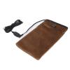 Electric Warming Mitts, Heated Beauty Hand Mittens USB 3 Settings Electric Warming Mitts Electric Heated Mittens Gloves for Hand Nail Art Manicure (Brown) view 1