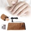 Electric Warming Mitts, Heated Beauty Hand Mittens USB 3 Settings Electric Warming Mitts Electric Heated Mittens Gloves for Hand Nail Art Manicure (Brown) view 4