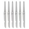 FRCOLOR 18pcs Foldable Stainless Steel Nail Files Professional Manicure Tools for Nail Shaping and Buffing Compact Design for Home and Travel Use view 1