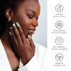 NAILOG Semi Cured Gel Nail Strips (20 Extra Long Stickers/Wraps) | Buy 2 Get 1 UV Lamp| Glossy & Long Lasting Soft Gel Finishing, Three view 3