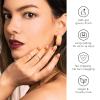 NAILOG Semi Cured Gel Nail Strips 20 Pcs French Tip Stickers | Buy 2 Get 1 UV Lamp | Extra Long Wraps With Glossy Finishing | Impasto view 3