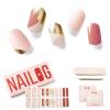 NAILOG Semi Cured Gel Nail Strips (20 Extra Long Stickers/Wraps) | Buy 2 Get 1 UV Lamp | Long Lasting Gel Nail Stickers, Belle Epoque view 1