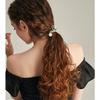 Ailison Camellia Pearl Hair Ties, 2 Pcs High Elastic Hair Rope, Women's Braided Hair Ties, High Ponytail Holders view 4