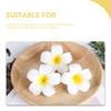 GANAZONO 20pcs Plumeria Flower Hair Clips Decorative Hair Accessories for Women Girls Non- Barrettes for Elegant Styles Travel-friendly view 4