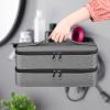 SITHON Travel Case for Shark FlexStyle/SpeedStyle Styler/HyperAir Dryer, Double-Layer Water Resistant Portable Storage Carrying Organizer Bag Compatible with Dyson Supersonic (Bag Only), Grey view 4