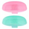 SOLUSTRE 2pcs Silicone Makeup Brush and Reusable Brush Washers for Effortless Cleansing of Makeup Tools view 1