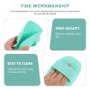 SOLUSTRE 2pcs Silicone Makeup Brush and Reusable Brush Washers for Effortless Cleansing of Makeup Tools view 3