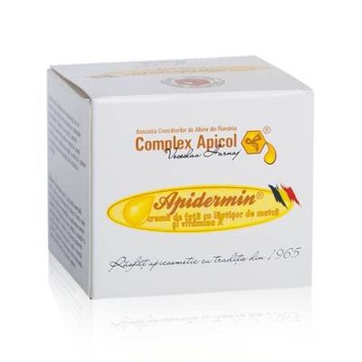 Apidermin Facial Moisturizer with Royal Jelly and Vitamin A for Dry Tired Skin and Wrinkle 30ml