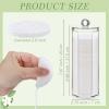 Sieral 120pcs Compressed Facial Sponges Disposable Natural Face Sponges Round Soft Pads with Container for Washing Face Cleansing Exfoliating Esthetician Makeup Removal Travel(White) view 2
