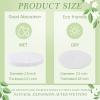 Sieral 120pcs Compressed Facial Sponges Disposable Natural Face Sponges Round Soft Pads with Container for Washing Face Cleansing Exfoliating Esthetician Makeup Removal Travel(White) view 3
