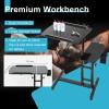 YIPONYT Tattoo Tray On Wheels, Portable Mobile Tattoo Workstation with Universal Wheels, 65-97cm Height Adjustable, Salon Cart Hairstylist Mobile Display Stand view 4