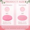 Sieral 120pcs Compressed Facial Sponges Disposable Natural Face Sponges Round Soft Pads with Container for Washing Face Cleansing Exfoliating Esthetician Makeup Removal Travel(Pink) view 2