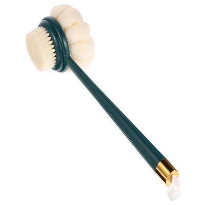 FOMIYES Back Scrubber Handle Dual-Sided Exfoliating Bath Brush for Body Cleansing and Skin Health Soft Bristles for Comfortable Use for Shower and Bath