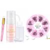 EMEDA Lash Shampoo for Lash Extensions 100ml Eyelash Extension Cleanser Foam Soap Lash Bath & Premade Fans Eyelash Extensions 600 pcs Pointy Thin Base Promade Loose Fans (Lash Shampoo&6D 0.07 D 8-15) view 1