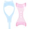 FOMIYES Mascara Guard 2pcs, Mascara Cosmetic Tool, Eyelash Comb Applicator Template, Eyeliner Models Guide Stencil Tool for Daily Professional Use(Random Color) view 1
