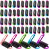 Nuogo 50 Pcs Travel Hair Brushes with Mirror, Foldable Portable Travel view 1