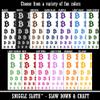 Bitcoin Symbol Cryptocurrency Money Temporary Tattoo Water Resistant Fake Body Art Set Collection - Brown (One Sheet) view 2