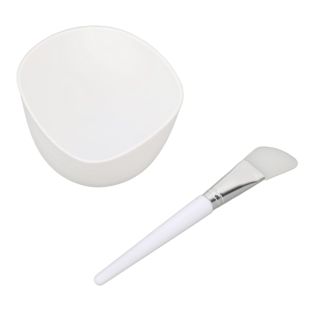 Facial Mask Bowl Set, Foldable Silicone Face Mask Mixing Bowl Set for