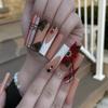6Pcs 3D Christmas Acrylic Flowers Charms | Handmade | 3D Nail Charm | Floral Art | Holiday Nail Art (Small Size-6Pcs) view 2