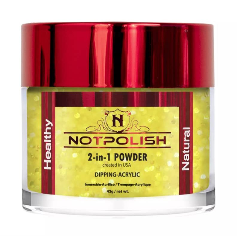 NotPolish - Nail Acrylic/Dip Powder | Glow in The Dark Collection | GLOW 10 LIGHTNING STRIKE