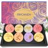 Shower Steamers Aromatherapy SWCANDY 8 Pack Gifts for Women Valentines Day for Her, Adults, Mom, Men Natural Essential Oils Home Spa Self Care Stress Relief Relaxation Bath Bombs Decorations Flower view 1
