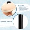 MORGLES 150Pcs Sponge Eyeshadow Applicators, Double Sided Eyeshadow Brush with Box, Black Makeup Applicators view 3